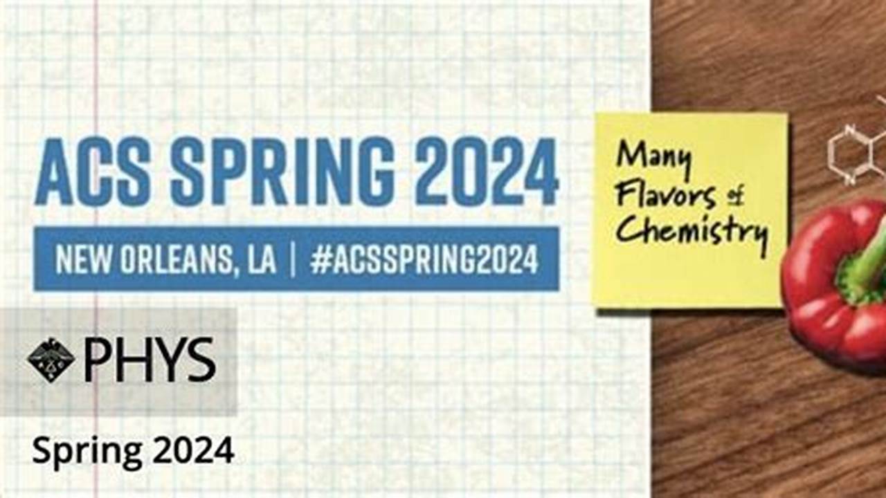Acs Conference 2024 Spring