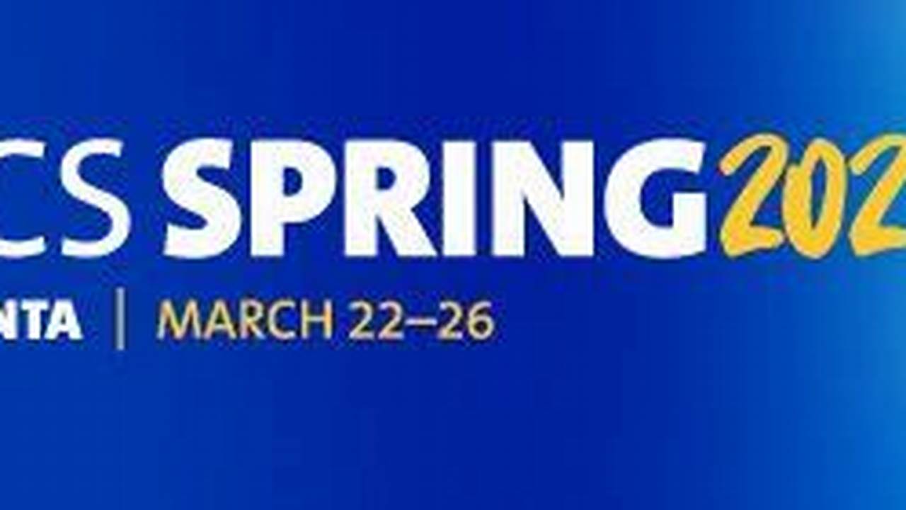 Acs Conference 2025 Spring Schedule