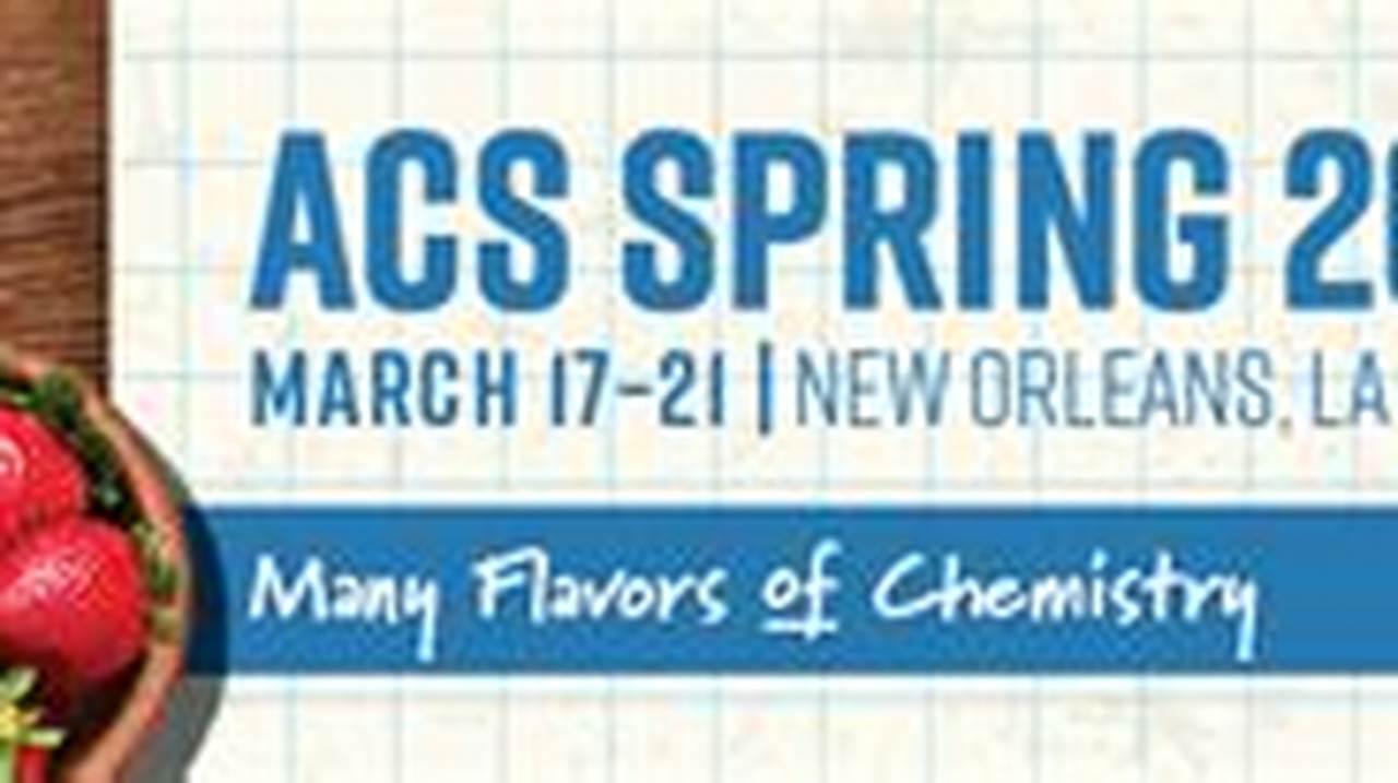 Acs Spring 2024 Program Registration