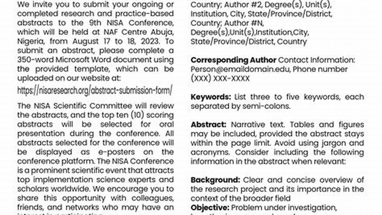 Acs Spring 2025 Abstract Submission Date 2025