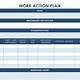 Action Plan Templates Excel
