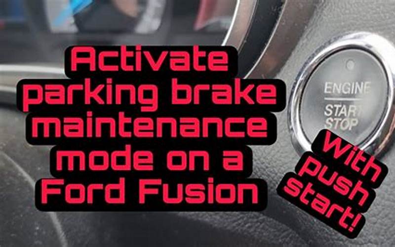 Activate Parking Brake