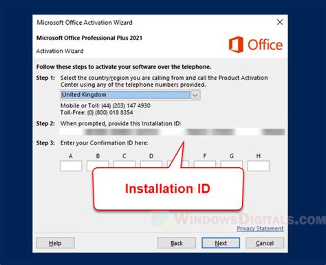 Activate Office Installation