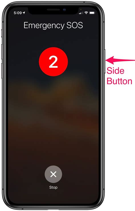 Activate SOS on your iPhone