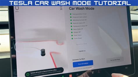 Activating Car Wash Mode: A Step-by-Step Guide