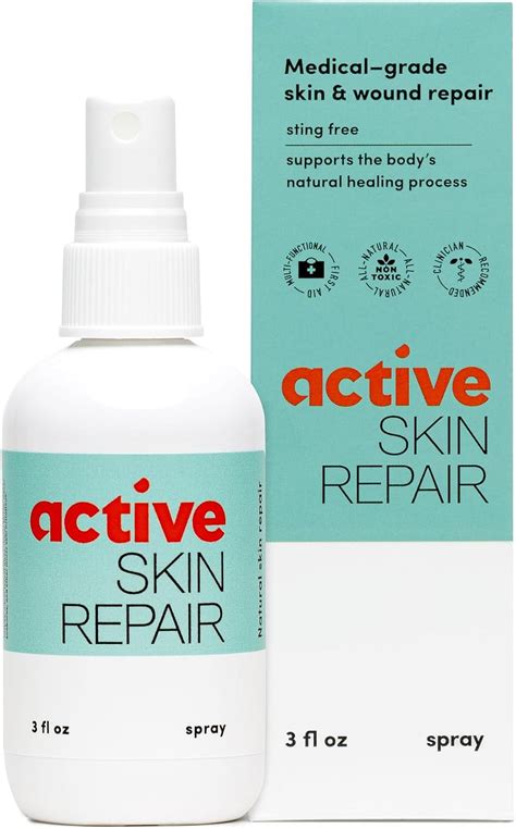 Revive, Restore and Rejuvenate Your Skin with Active Skin Repair Spray - The Key to Healthy, Nourished Skin!