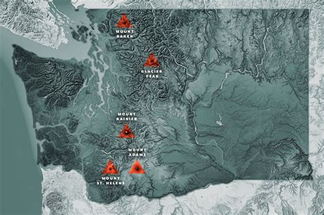29 Map Of Washington State Volcanoes Online Map Around The World