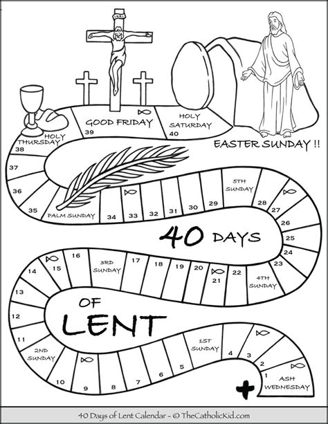 Activities For Lent Printable