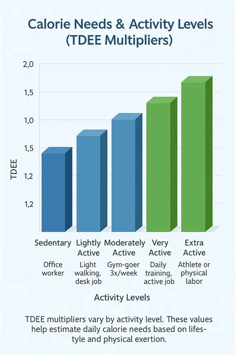 Aktivite seviyesinin kalori ihtiyacına etkisi