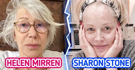 Actresses Over 50 Without Makeup