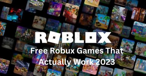 Actually Working Robux Generator