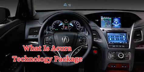 Acura Technology Package Display Screen