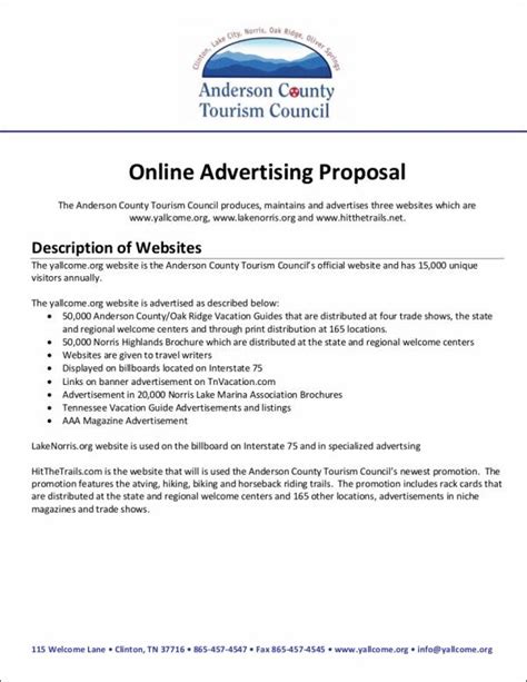 11+ Advertising Business Proposal Templates Free Sample, Example