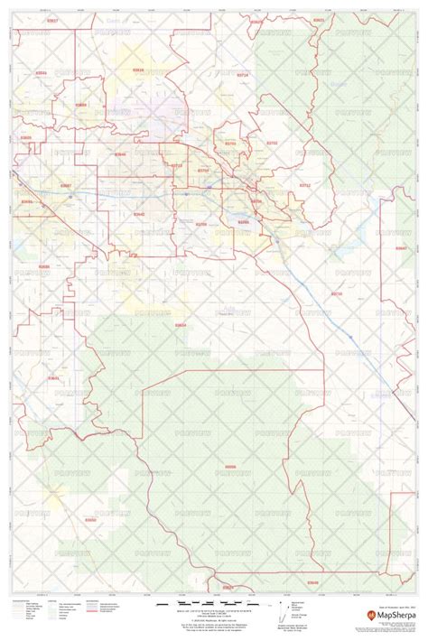Ada OK Zip Code Map
