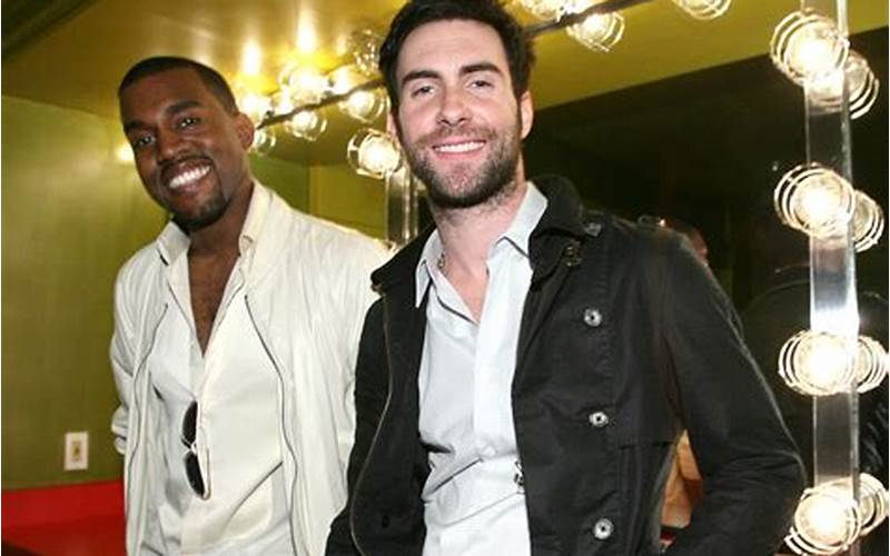 Adam Levine And Kanye West