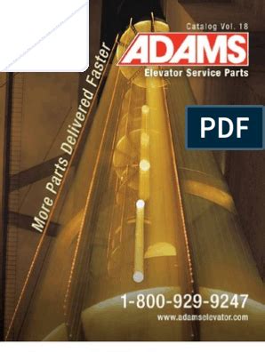 Adams Elevator Catalog