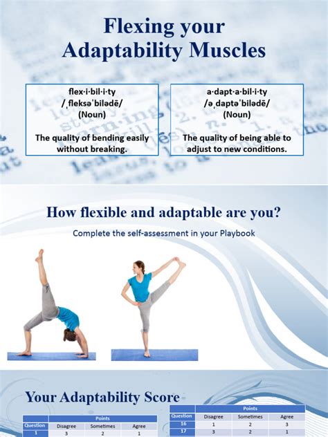 Adaptability and Modification