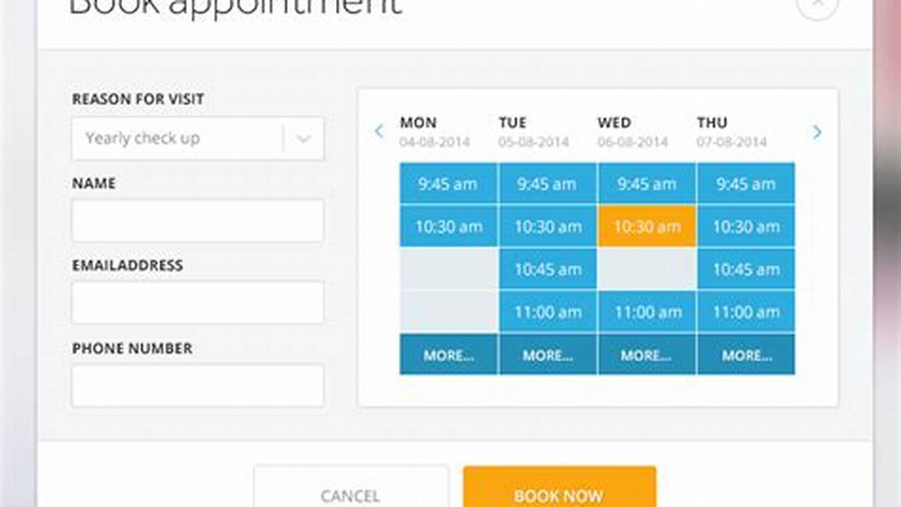 Add Appointment Calendar To Website