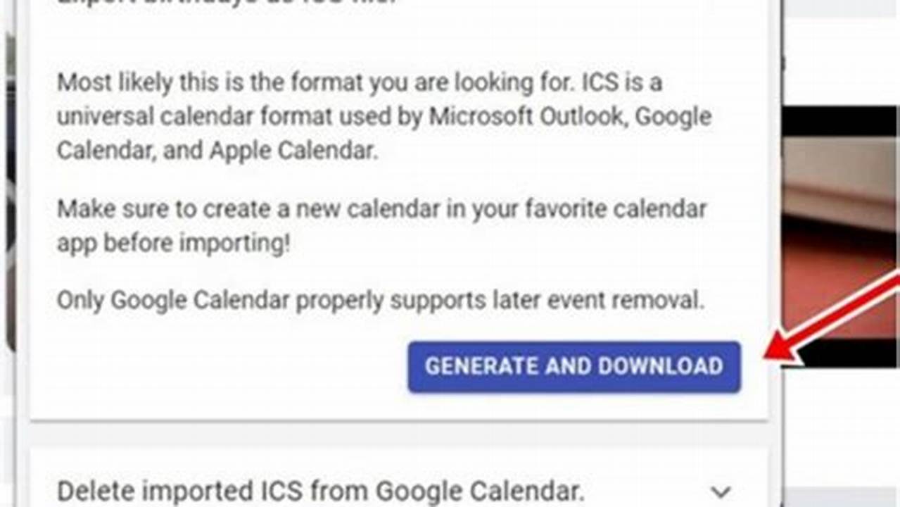 Add Facebook Birthdays To Google Calendar