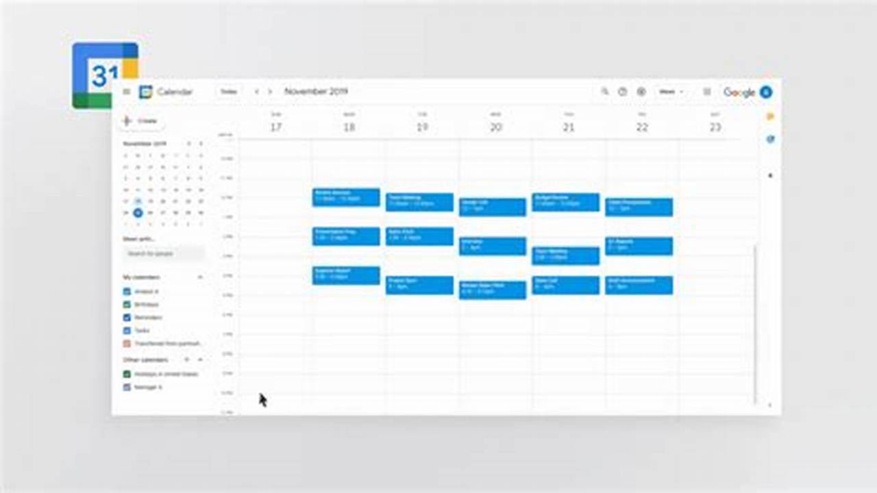 Add Google Calendar To Homepage