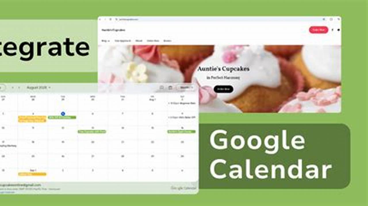 Add Google Calendar To Website