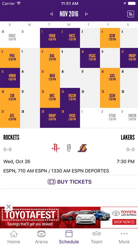 Add Lakers Schedule To Google Calendar