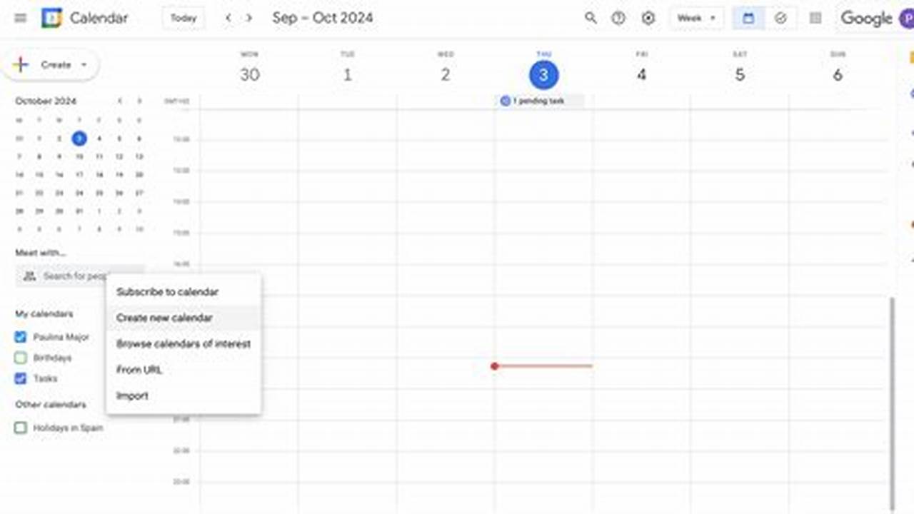 Add New Google Calendar