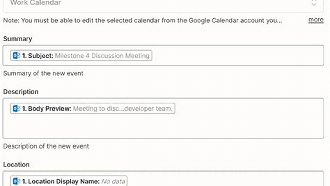 Add Outlook Events To Google Calendar