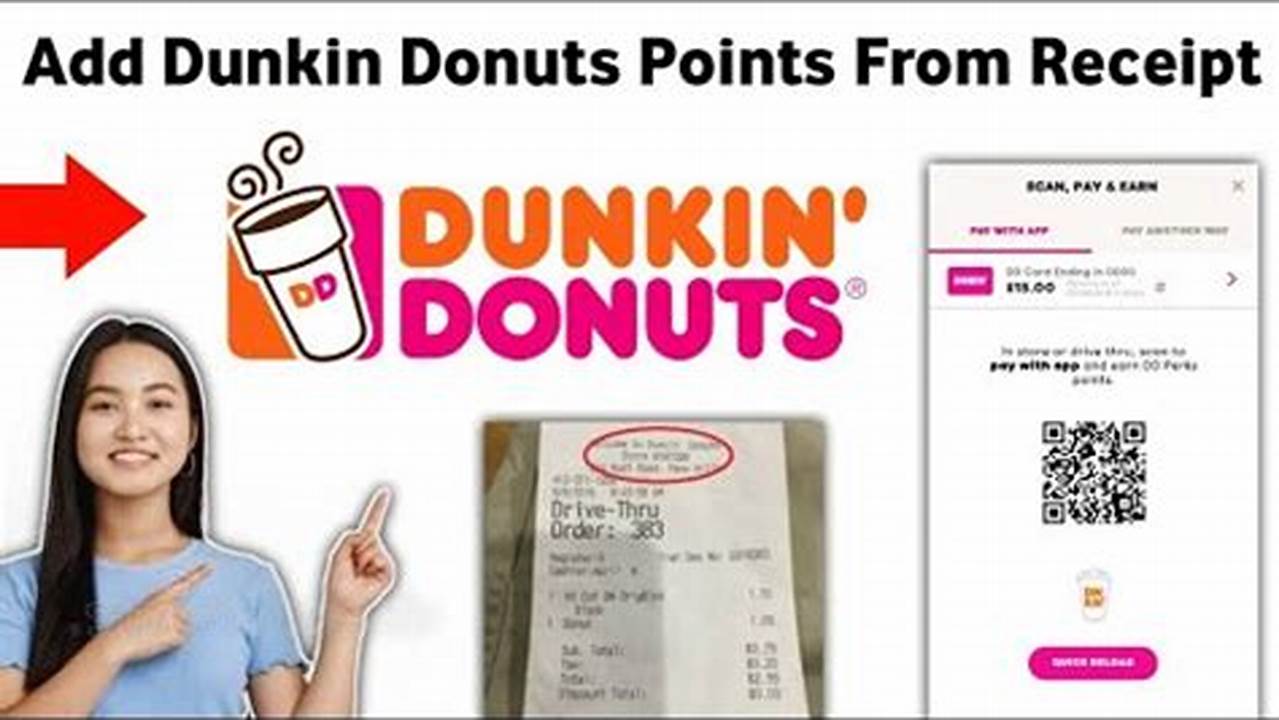 Add Receipt To Dunkin Rewards 2025