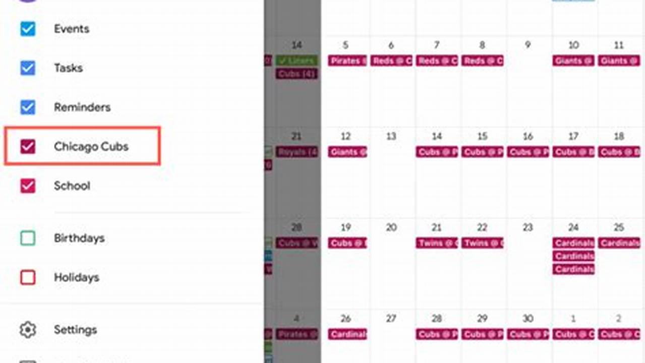 Add Sports Team To Google Calendar