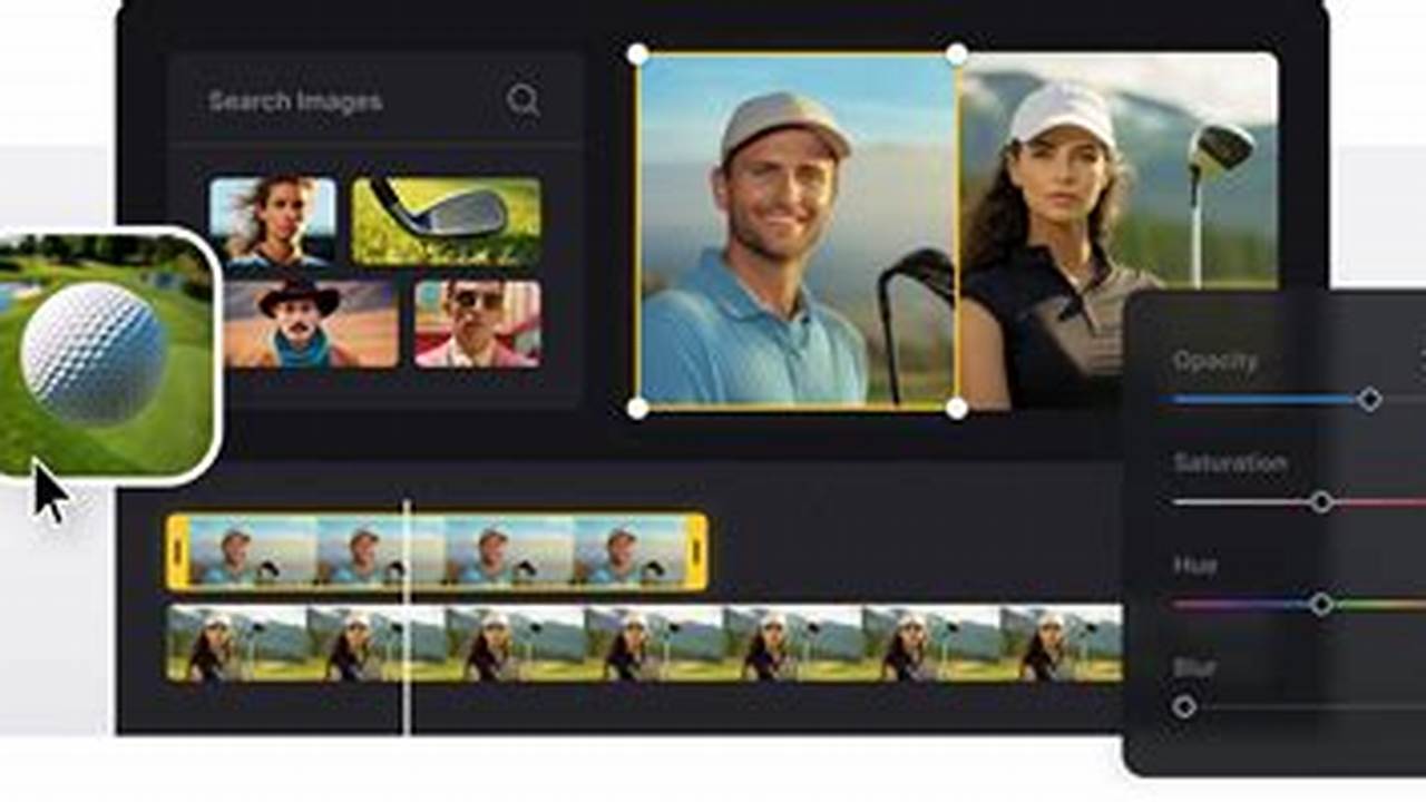 Add Videos Or Photos From Computer Or Stock Libraries To The Scene., Images