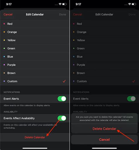 Add/Delete Calendars with Ease on iOS or iPadOS