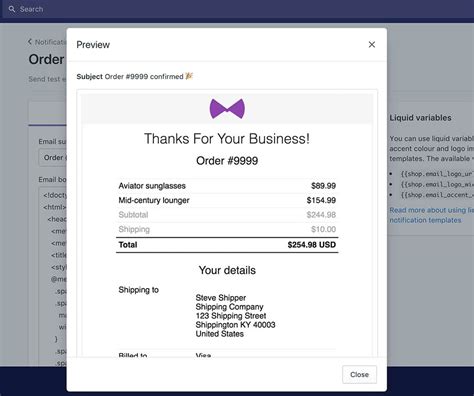 Add A Link Button To Shopify Email Template