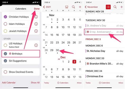 Add Anniversaries to iPhone Calendar