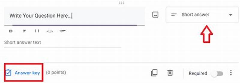 Add Answer Key To Google Form