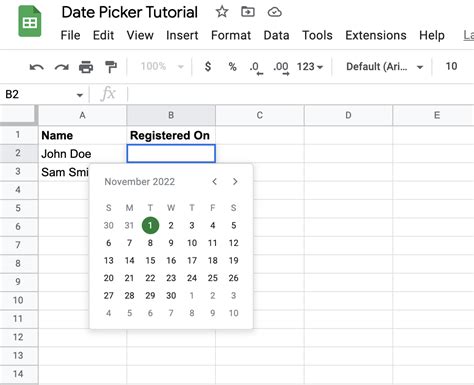 Add Calendar Dates To Google Sheets