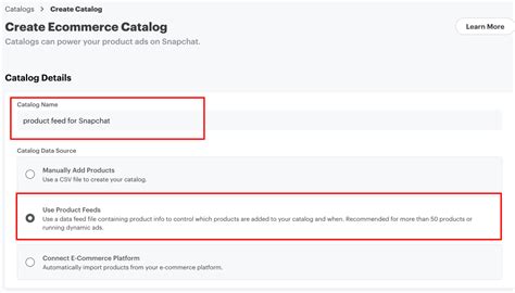 Add Catalog Items With A Data Feed
