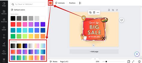 Add Color on Your Page