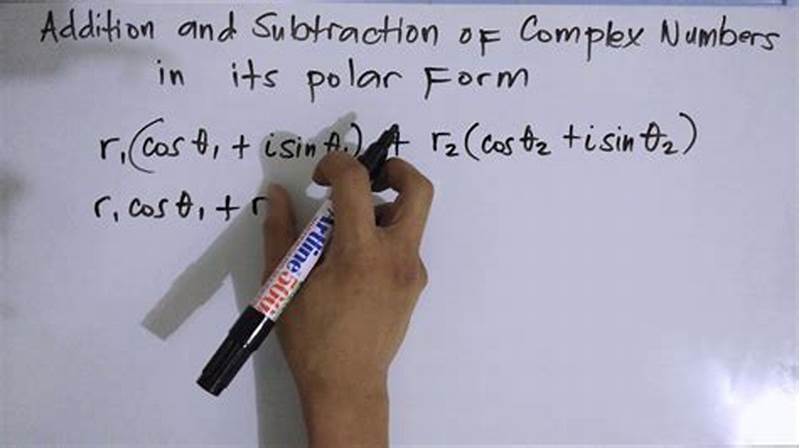 Add Complex Numbers In Polar Form