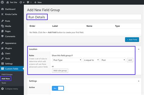 Add Custom Fields