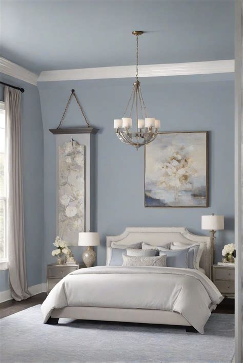 Add Natural Elements for Serenity grey bedroom ideas with pop of color