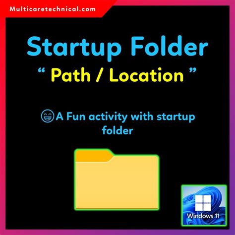 Add Programs to Startup Folder