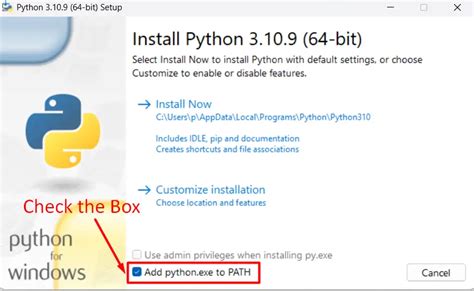 Add Python to System Path