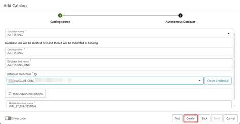 Add To Catalog Database Autocas