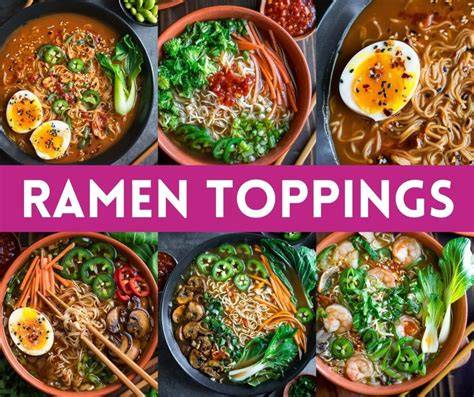 Add Toppings of Your Choice for Instant Noodles
