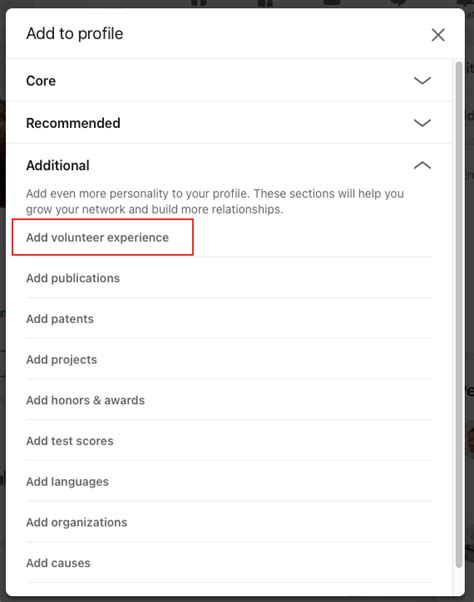 Add Volunteer Work To Facebook