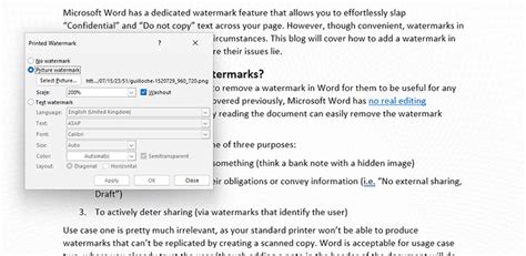 Add Watermark Behind Your Text-Design Page Background