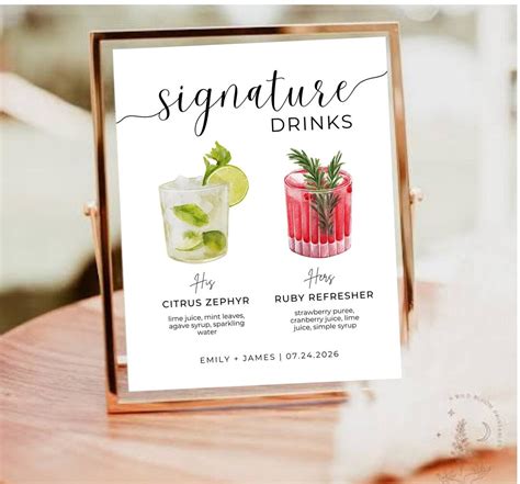 Add a Signature Cocktail