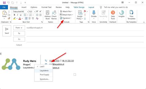 Add a Signature In Outlook For Web