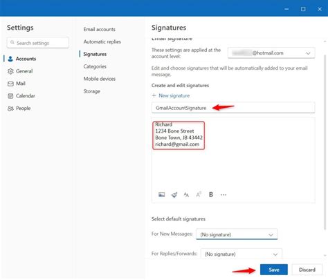 Add a Signature In Outlook For Windows